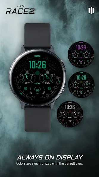 S4U Race2 - digital watch face screenshot 7