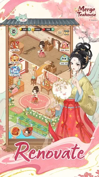 Merge Teahouse screenshot 2