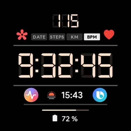 LCD Digital: Watch face screenshot 12