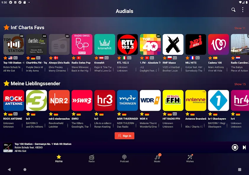 Audials Play: Radio & Podcasts screenshot 9