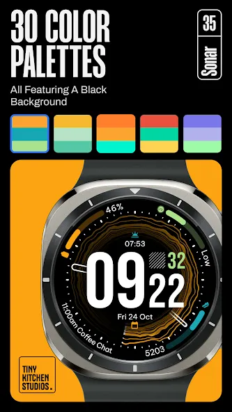 TKS 35 Sonar Watch Face screenshot 3