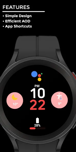 Night 36 - watch face screenshot 2