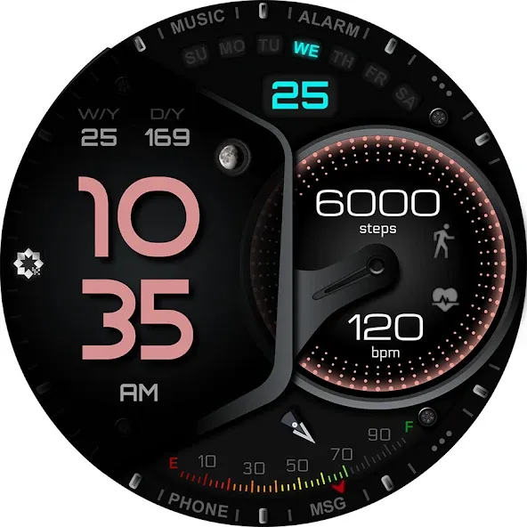 W305 Artistic Watch Face screenshot 30