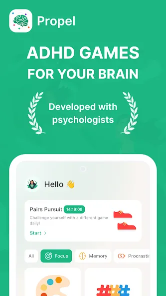 Propel: ADHD Games for Adults screenshot 1