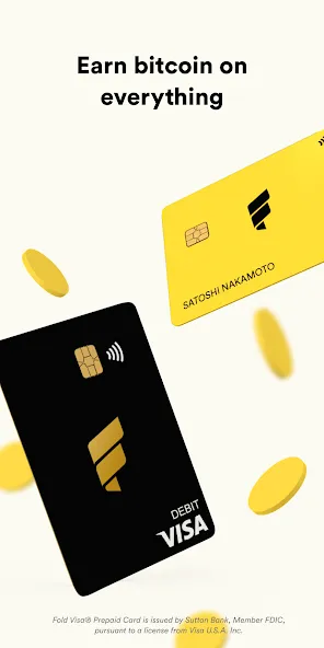 Fold: Bitcoin Cashback Rewards screenshot 1