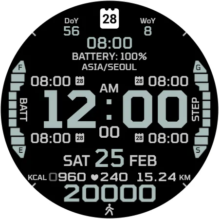 IWF AllNew DIGI II watch face screenshot 29