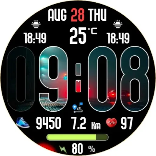 Animated Weather Digital Clock screenshot 16