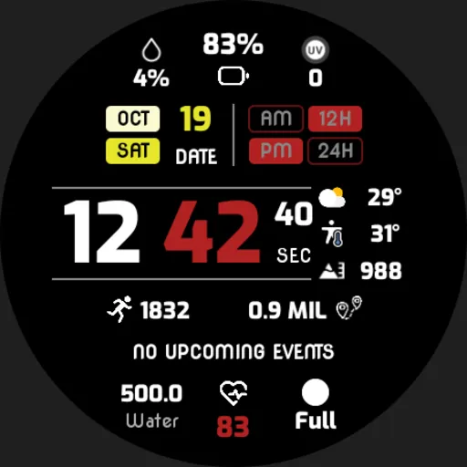 EXD107: Digital Watch Face screenshot 31