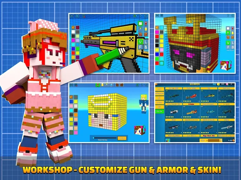 Cops N Robbers:Pixel Craft Gun screenshot 15