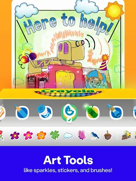 Coloring with Blippi & Friends screenshot 13