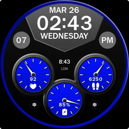 Key WF64 Digital Watch Face screenshot 30