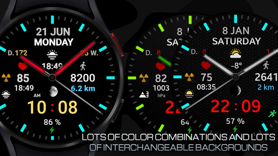 WIN Classic Army MOD WatchFace screenshot 4