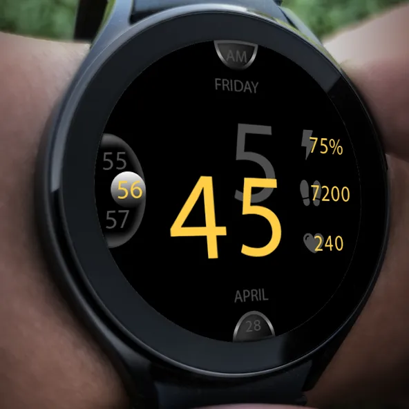 Key047 Digital Watch Face screenshot 4