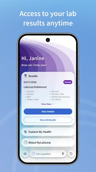 MyLabcorp screenshot 1