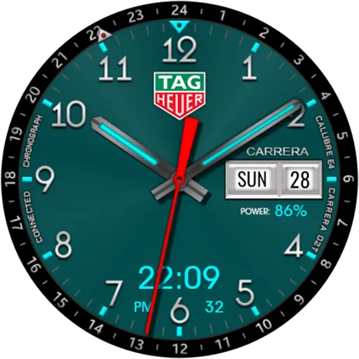 TAG CARRERA Hybrid Watch Face screenshot 22