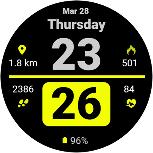 Digital Nox321 Watch Face screenshot 16