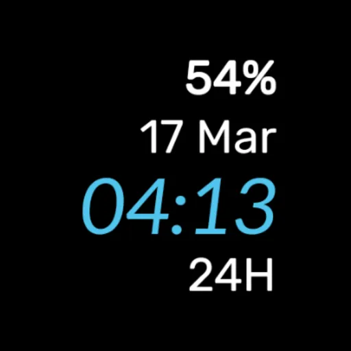 EXD027: Minimal Watch Face screenshot 20