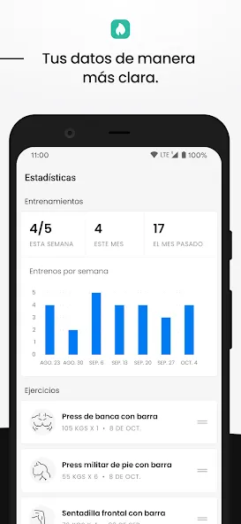 FitHero - Diario de Entreno screenshot 6