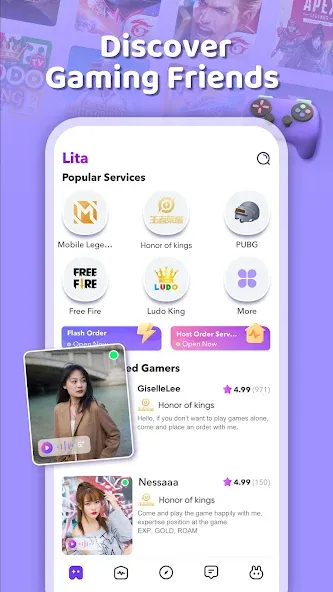 Lita - Meet Gamer Friends screenshot 3