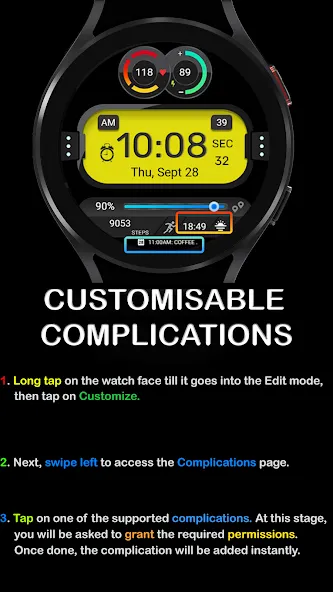 IA95 Digital Watchface screenshot 6