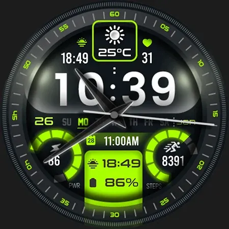 ML2U 364b Hybrid Watch Face screenshot 26