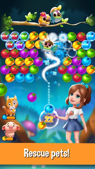 Bubble Fruit: Bubble Shooter screenshot 2