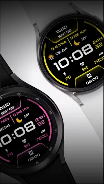 Digital 6 Watch Face screenshot 6