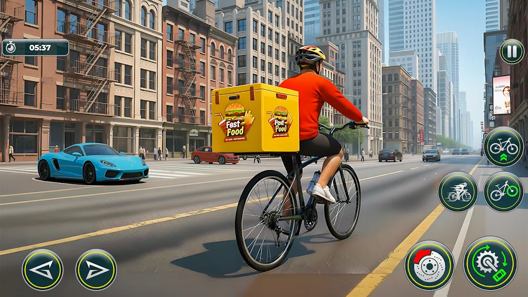 Pizza Delivery: Cycle Rider 3D screenshot 5