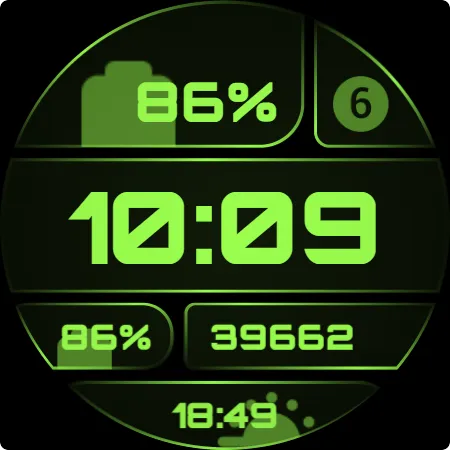 Simple Widget Watch Face v3 screenshot 12