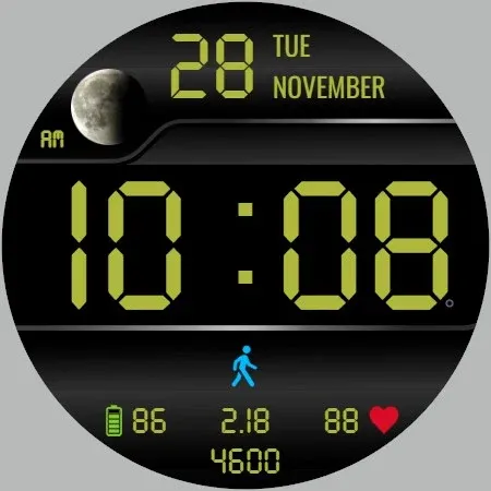WR 007 MOD Digital Watch Face screenshot 27