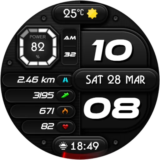 DIGI SCANDUL CTS84 Watch face screenshot 17