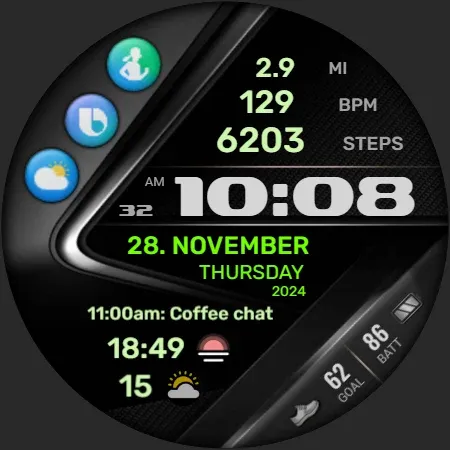 PW105 Universal Watch Face screenshot 38