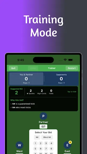 Spades Academy - Play & Learn screenshot 11