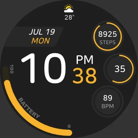 JJ-Digital006M Watch Face screenshot 21