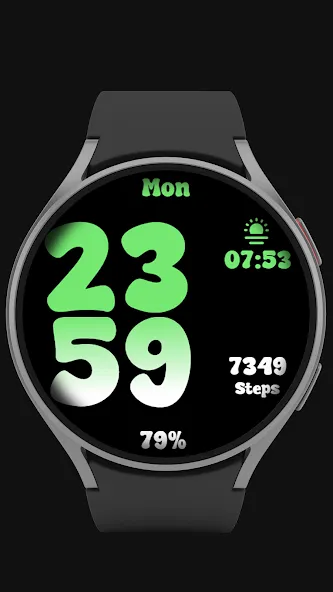 BIG Happy Watch Face screenshot 2