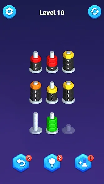 Nut Puzzle - Nut Sort Games screenshot 10