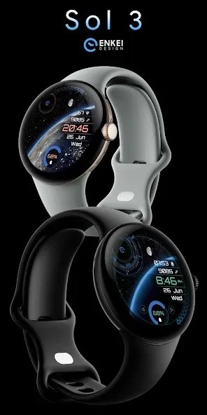 Sol 3 - animated watch face screenshot 6