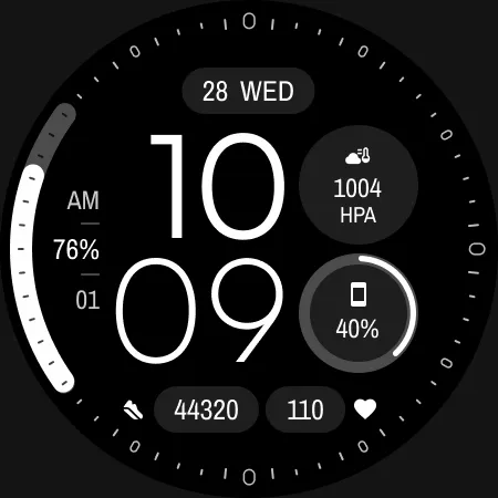 TKS 37 Orio Watch Face screenshot 16
