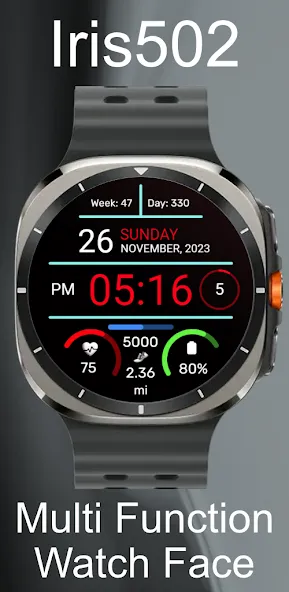 Iris502 Digital Watch Face screenshot 10