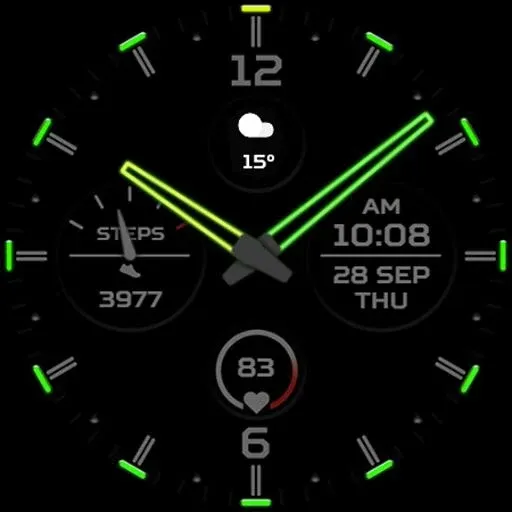 Rythenight - watch face screenshot 23