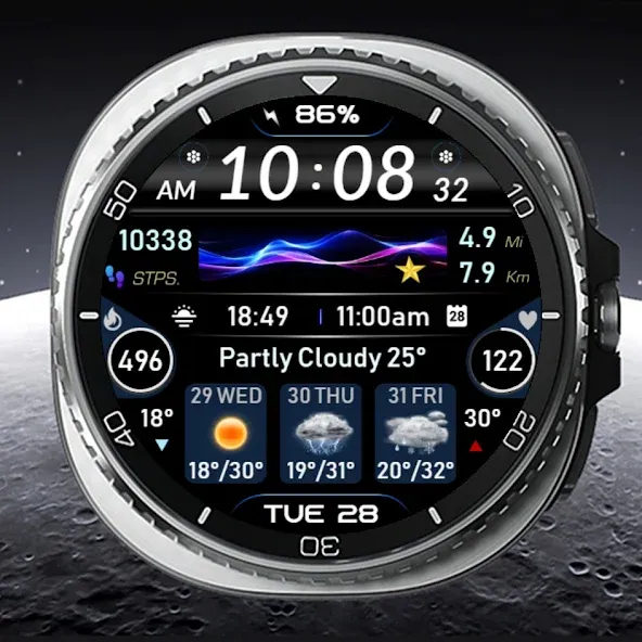 Modern Fitness Tracker IW20 screenshot 4