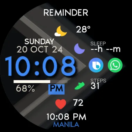 Digital Dashboard Watch Face screenshot 11