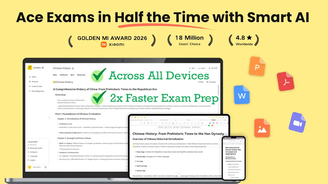 Jnotes: AI Note-taking & PDF screenshot 1