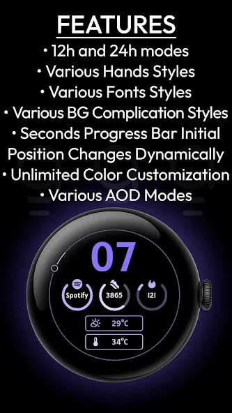 AD GeaR - Watch Face screenshot 5