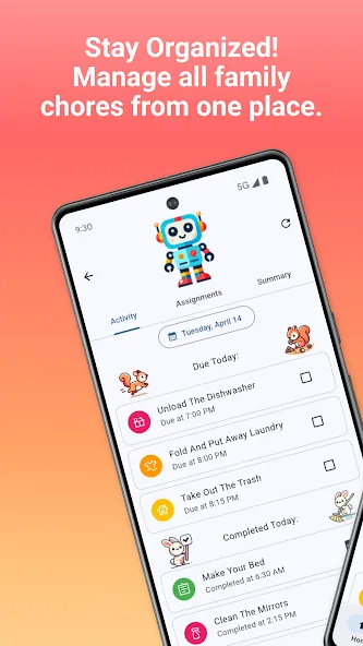 Family Chore Manager screenshot 1