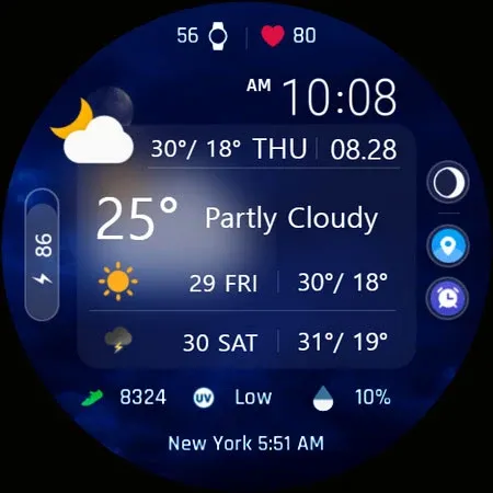 ACRO DW Glass Blur Watchface screenshot 27