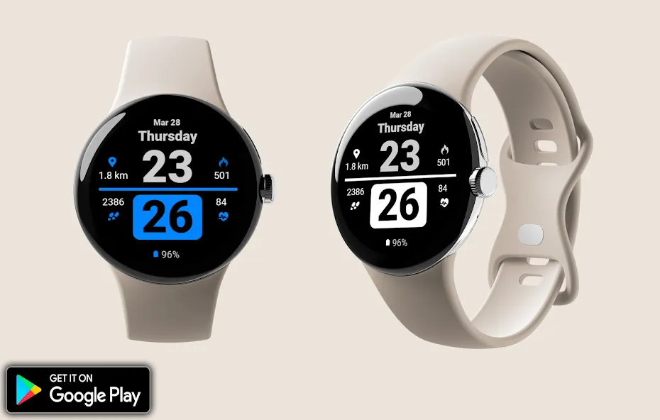 Digital Nox321 Watch Face screenshot 1