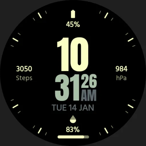 EXD131: Clean Watch Face screenshot 26
