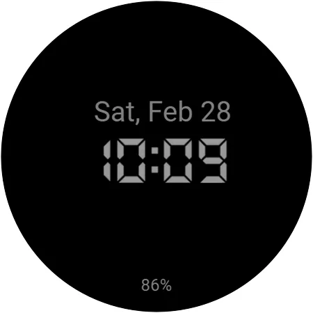 Retro Digital Watch Face screenshot 11