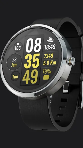 Column Watch Face screenshot 1